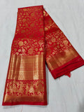 Red Self with Pallaki border