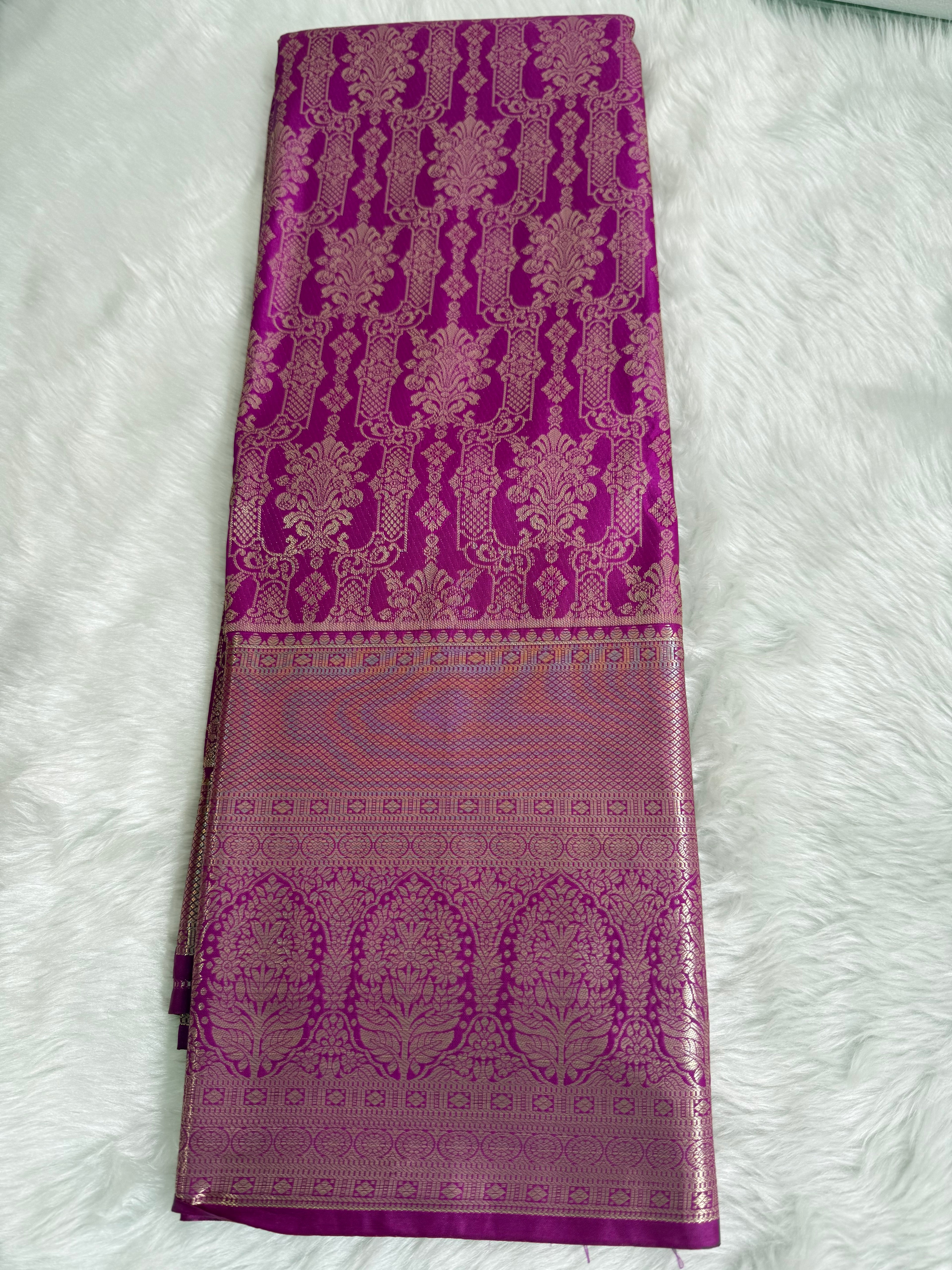 Dharmavaram semi Pattu light weight saree