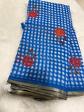 Beautiful lenin cotton saree