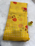 Beautiful lenin cotton saree